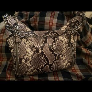 Snake print Michael Kors purse